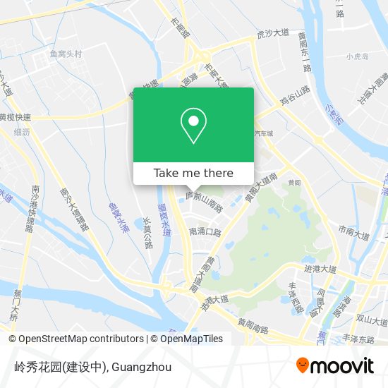 岭秀花园(建设中) map