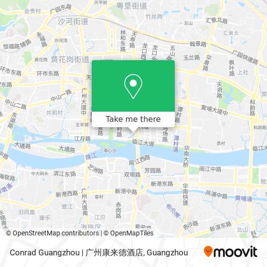 Conrad Guangzhou | 广州康来德酒店 map