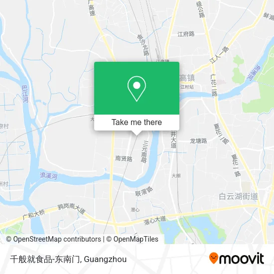 千般就食品-东南门 map