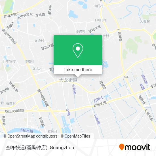 全峰快递(番禺钟店) map