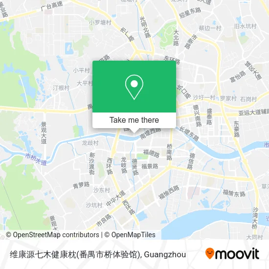维康源七木健康枕(番禺市桥体验馆) map