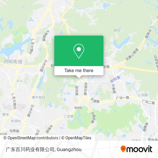 广东百川药业有限公司 map