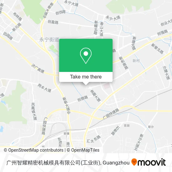 广州智耀精密机械模具有限公司(工业街) map