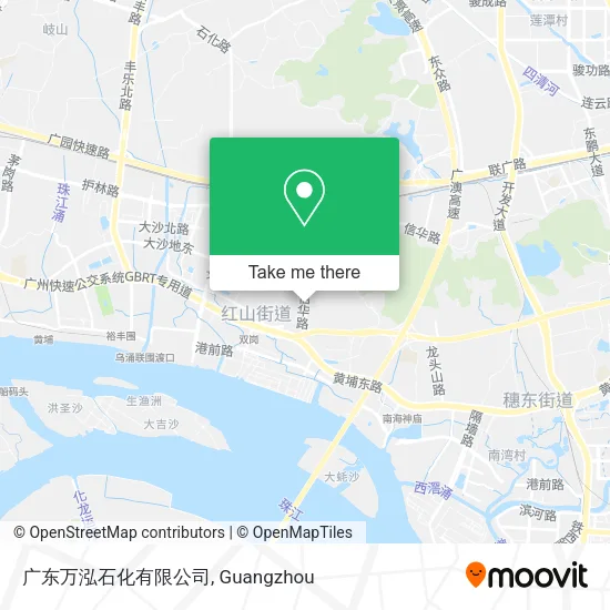 广东万泓石化有限公司 map