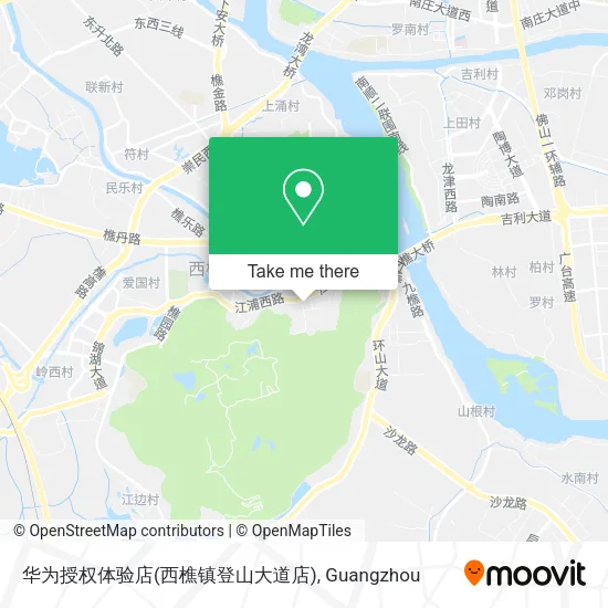 华为授权体验店(西樵镇登山大道店) map