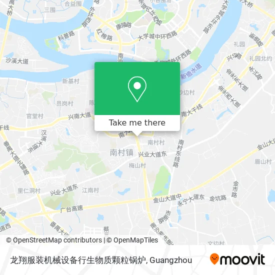 龙翔服装机械设备行生物质颗粒锅炉 map