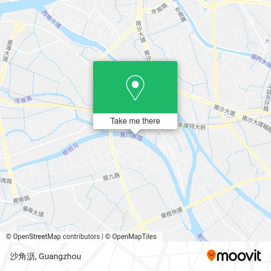 沙角沥 map