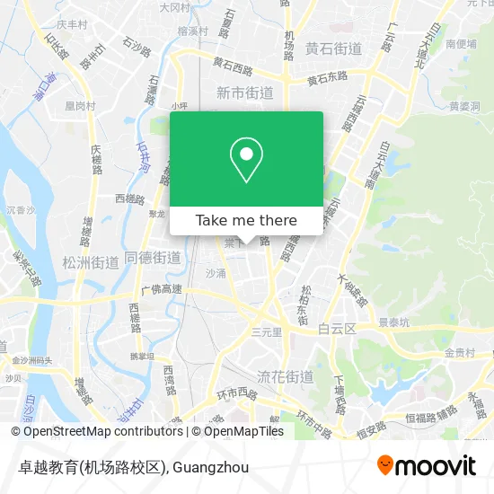 卓越教育(机场路校区) map