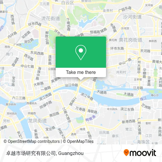 卓越市场研究有限公司 map