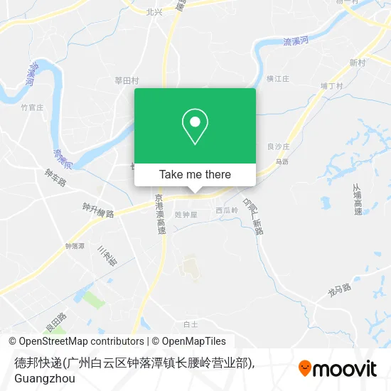 德邦快递(广州白云区钟落潭镇长腰岭营业部) map