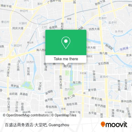 百盛达商务酒店-大堂吧 map
