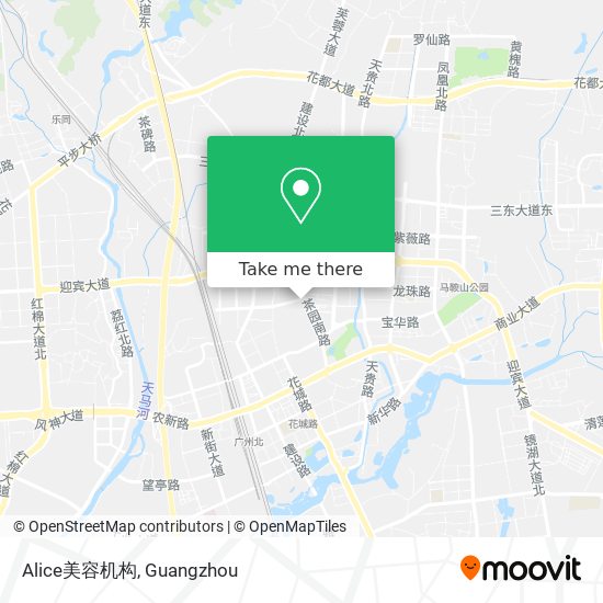 Alice美容机构 map