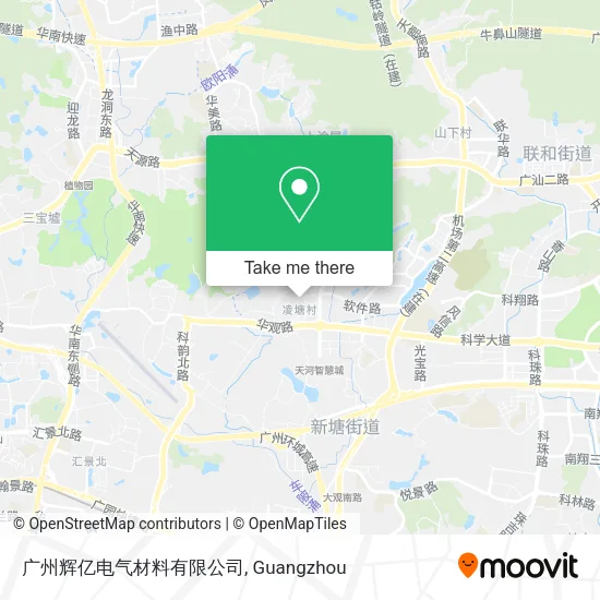广州辉亿电气材料有限公司 map