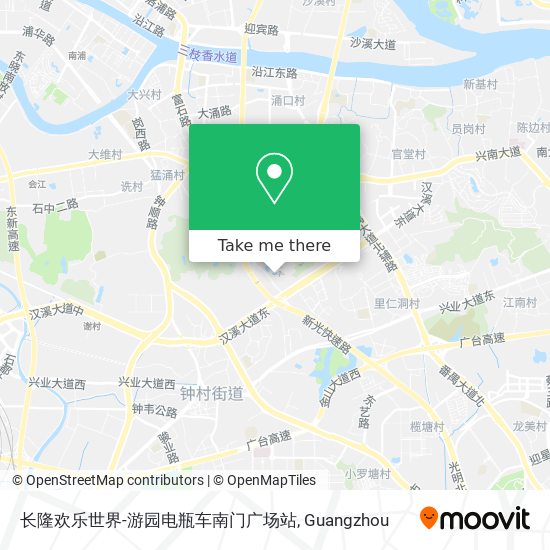 长隆欢乐世界-游园电瓶车南门广场站 map