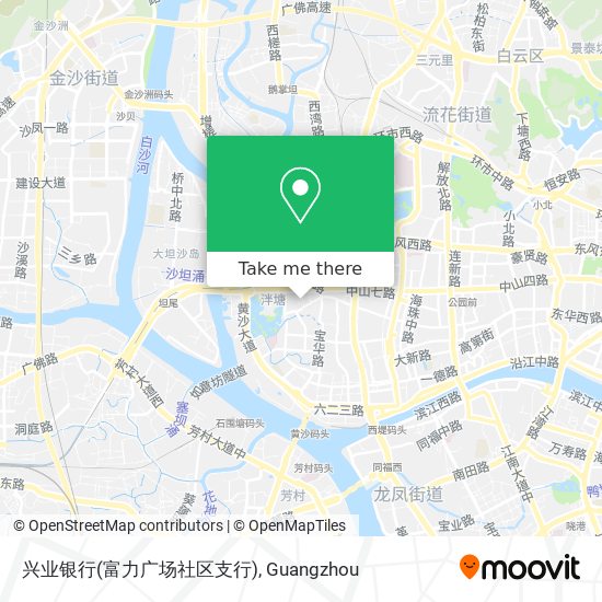 兴业银行(富力广场社区支行) map