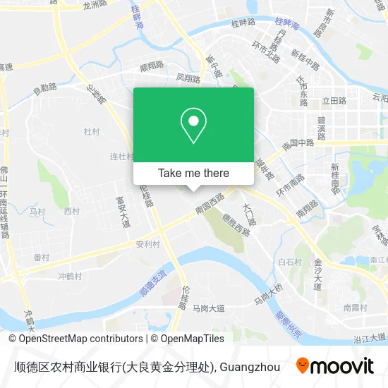 顺德区农村商业银行(大良黄金分理处) map