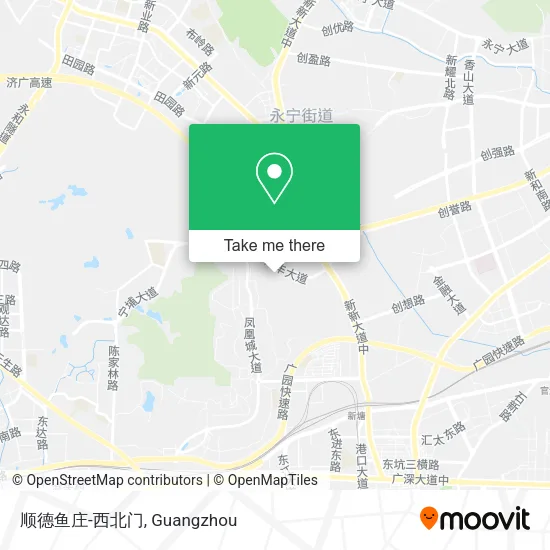 顺德鱼庄-西北门 map