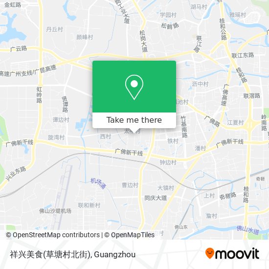 祥兴美食(草塘村北街) map