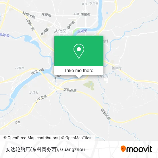 安达轮胎店(东科商务西) map