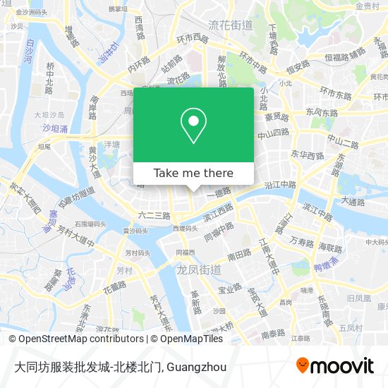 大同坊服装批发城-北楼北门 map