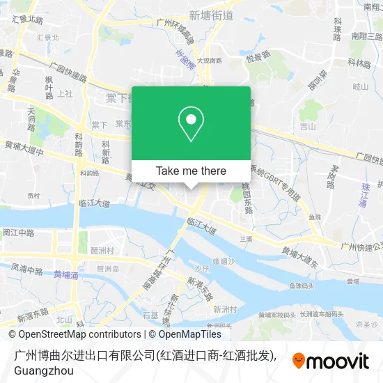 广州博曲尔进出口有限公司(红酒进口商-红酒批发) map