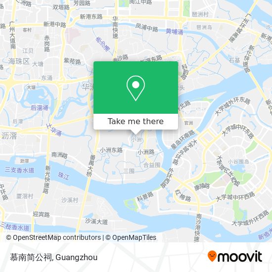 慕南简公祠 map