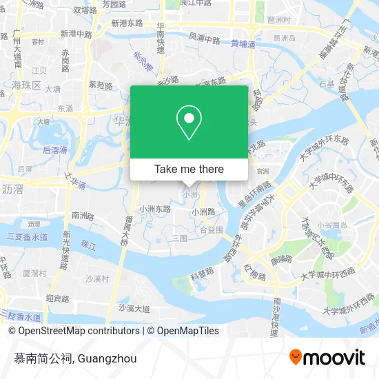 慕南简公祠 map
