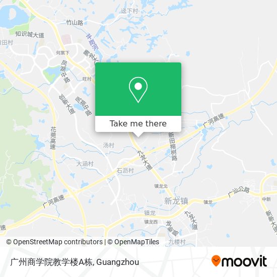 广州商学院教学楼A栋 map