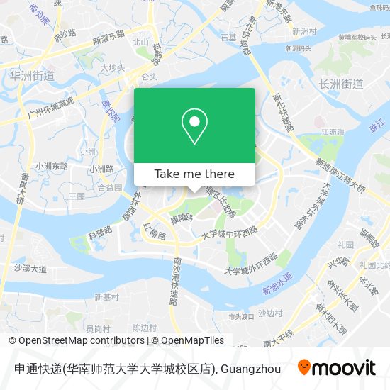 申通快递(华南师范大学大学城校区店) map