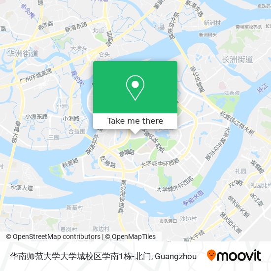 华南师范大学大学城校区学南1栋-北门 map