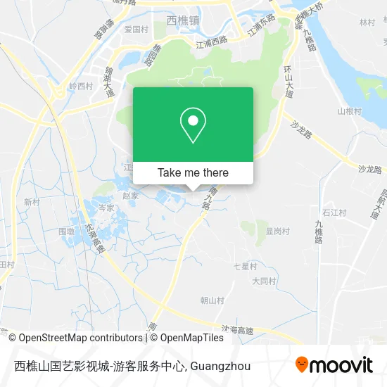 西樵山国艺影视城-游客服务中心 map
