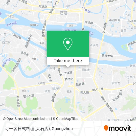 订一客日式料理(大石店) map