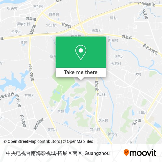 中央电视台南海影视城-拓展区南区 map