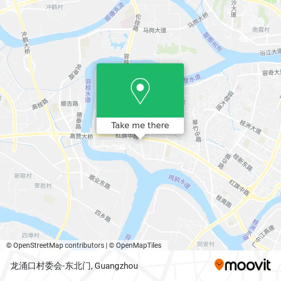 龙涌口村委会-东北门 map