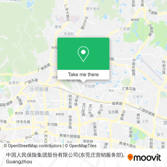 中国人民保险集团股份有限公司(东莞庄营销服务部) map
