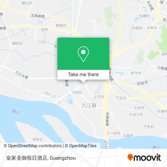 皇家圣御假日酒店 map