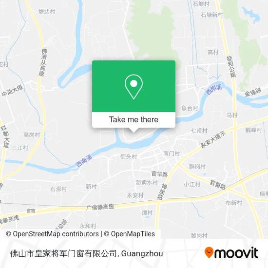 佛山市皇家将军门窗有限公司 map