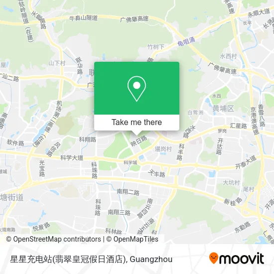 星星充电站(翡翠皇冠假日酒店) map