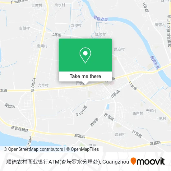 顺德农村商业银行ATM(杏坛罗水分理处) map