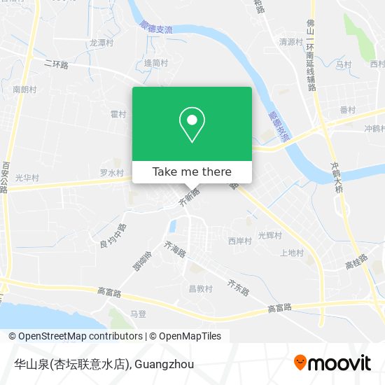 华山泉(杏坛联意水店) map