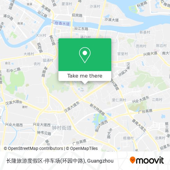 长隆旅游度假区-停车场(环园中路) map