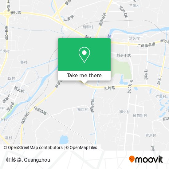 虹岭路 map
