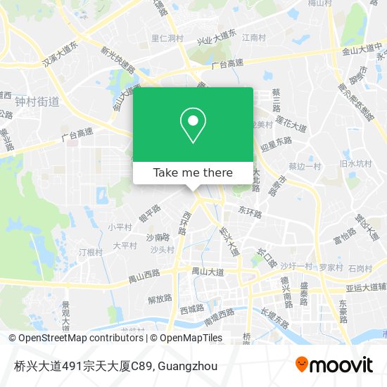 桥兴大道491宗天大厦C89 map