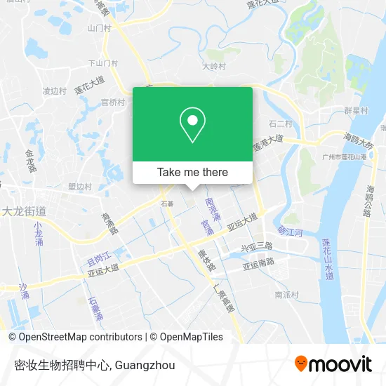 密妆生物招聘中心 map