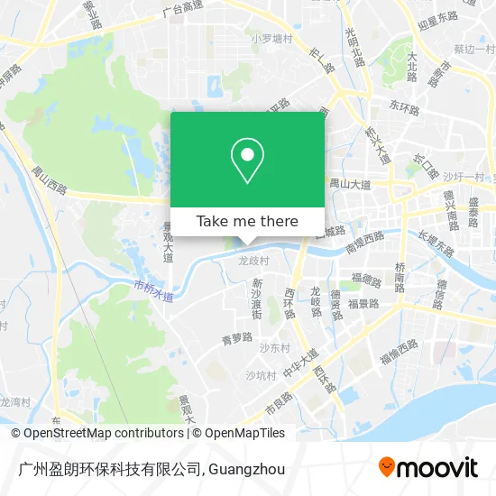 广州盈朗环保科技有限公司 map