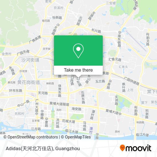 Adidas(天河北万佳店) map