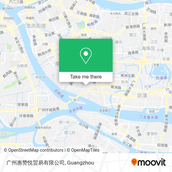 广州惠赞悦贸易有限公司 map