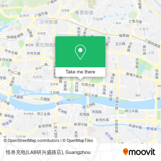 怪兽充电(LAB研兴盛路店) map