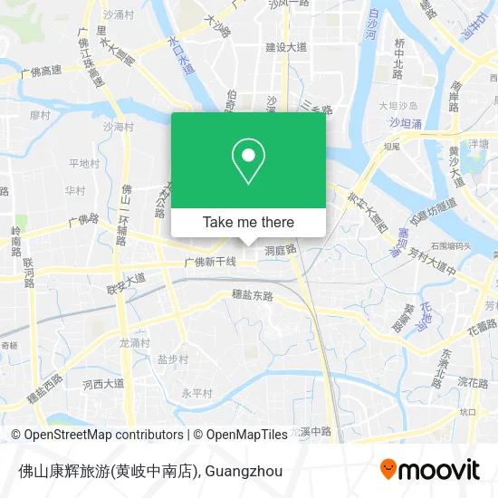 佛山康辉旅游(黄岐中南店) map