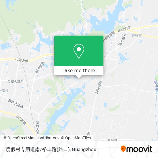 度假村专用道南/裕丰路(路口) map